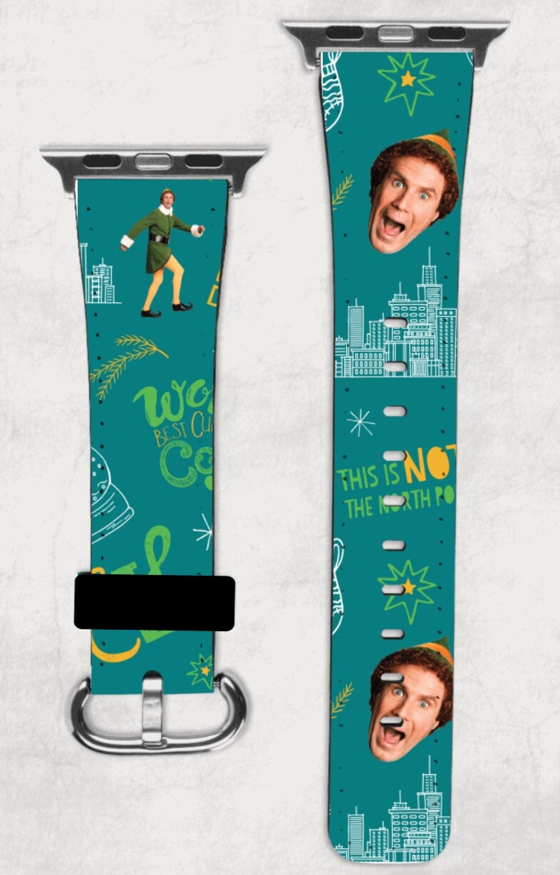 Will Ferrell Buddy The Elf Movie Apple Watch Band NEW 38/40/41 & 42/44/45