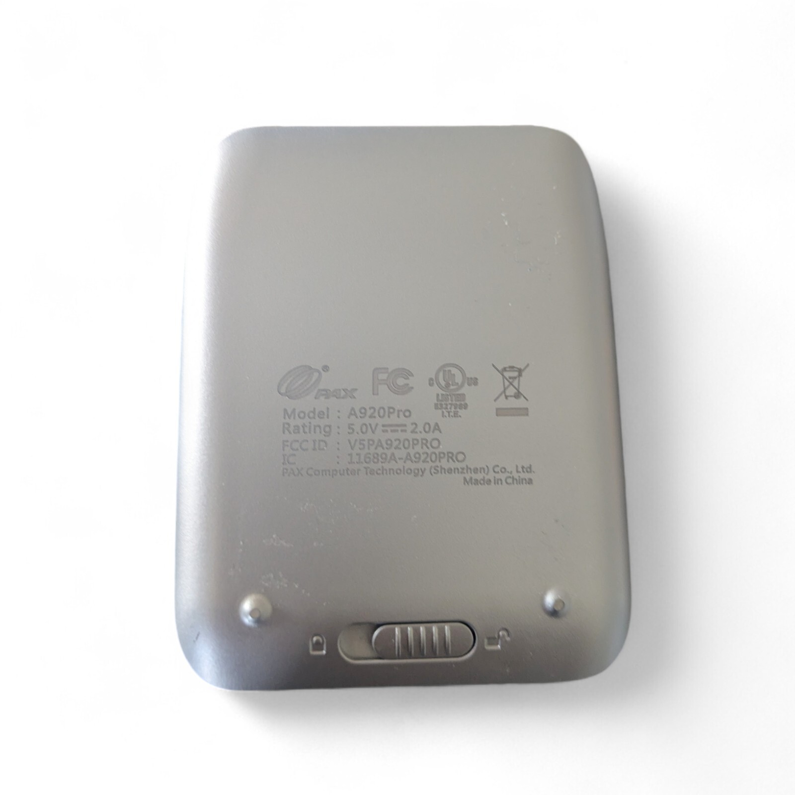 PAX A920 Standard Battery Cover Door Replacement Part Piece OEM