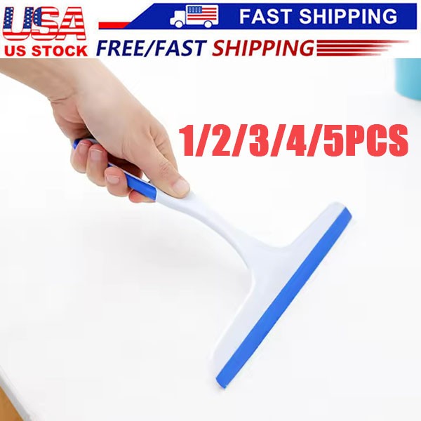 Window Mirror Car Windshield Squeegee Shower Glass Wiper Kitchen House Clean US