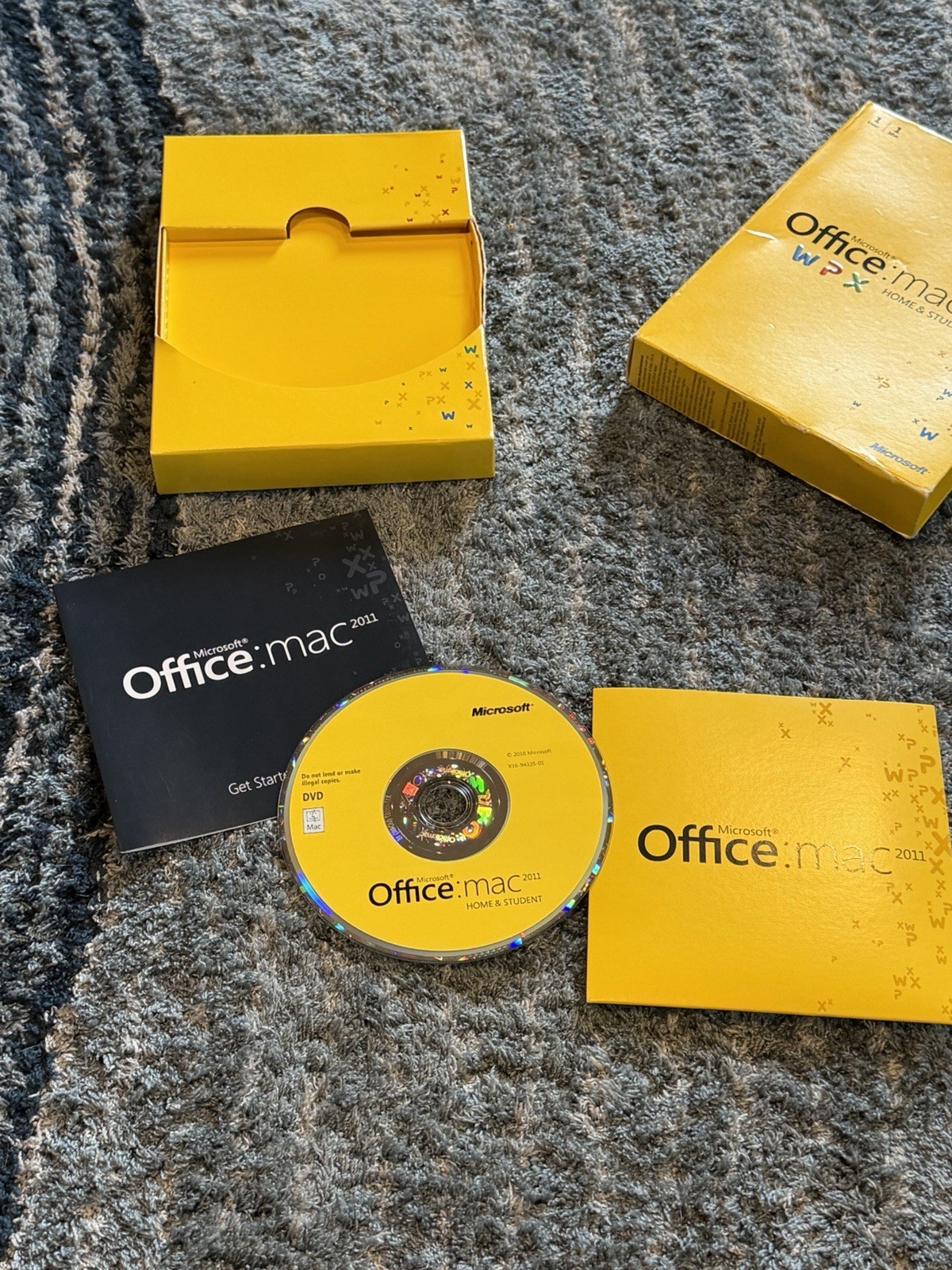 Official Microsoft Office Mac 2011 Home & Student w/ Product Key!