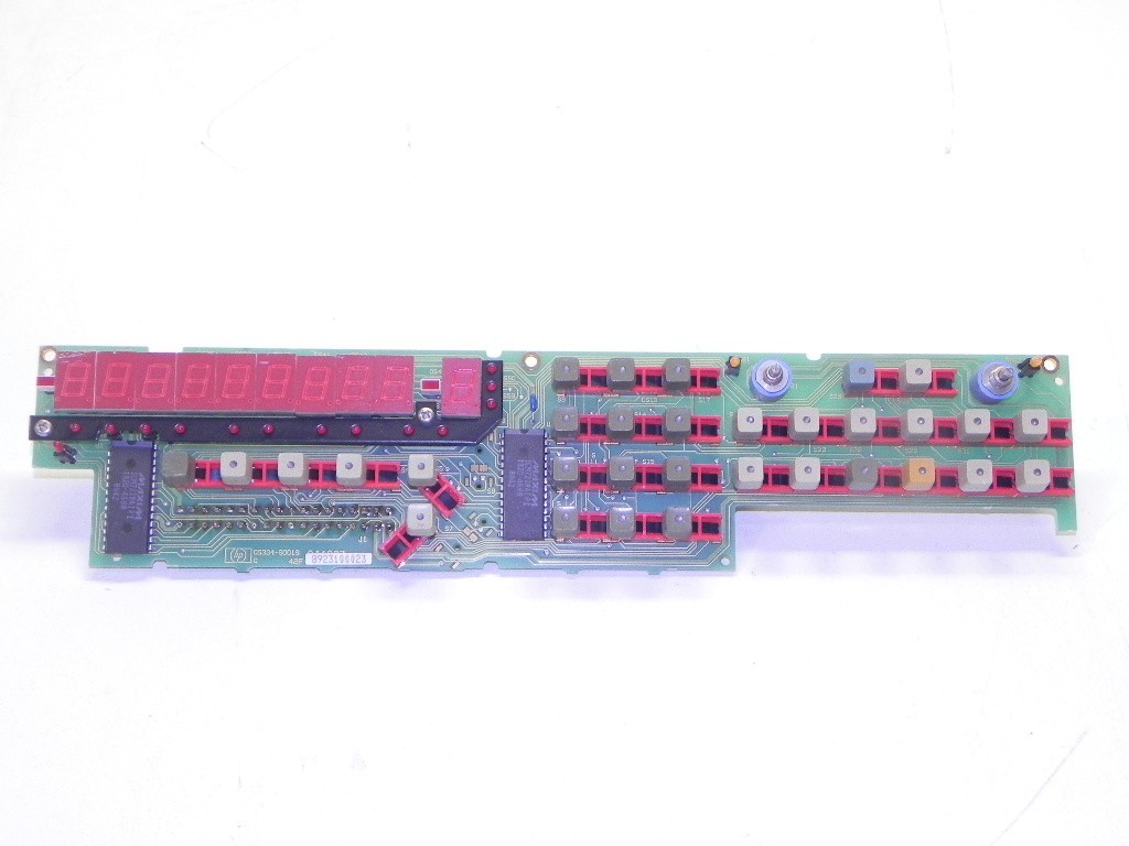 Keysight 05334-60016 Front panel display/keypad circuit board