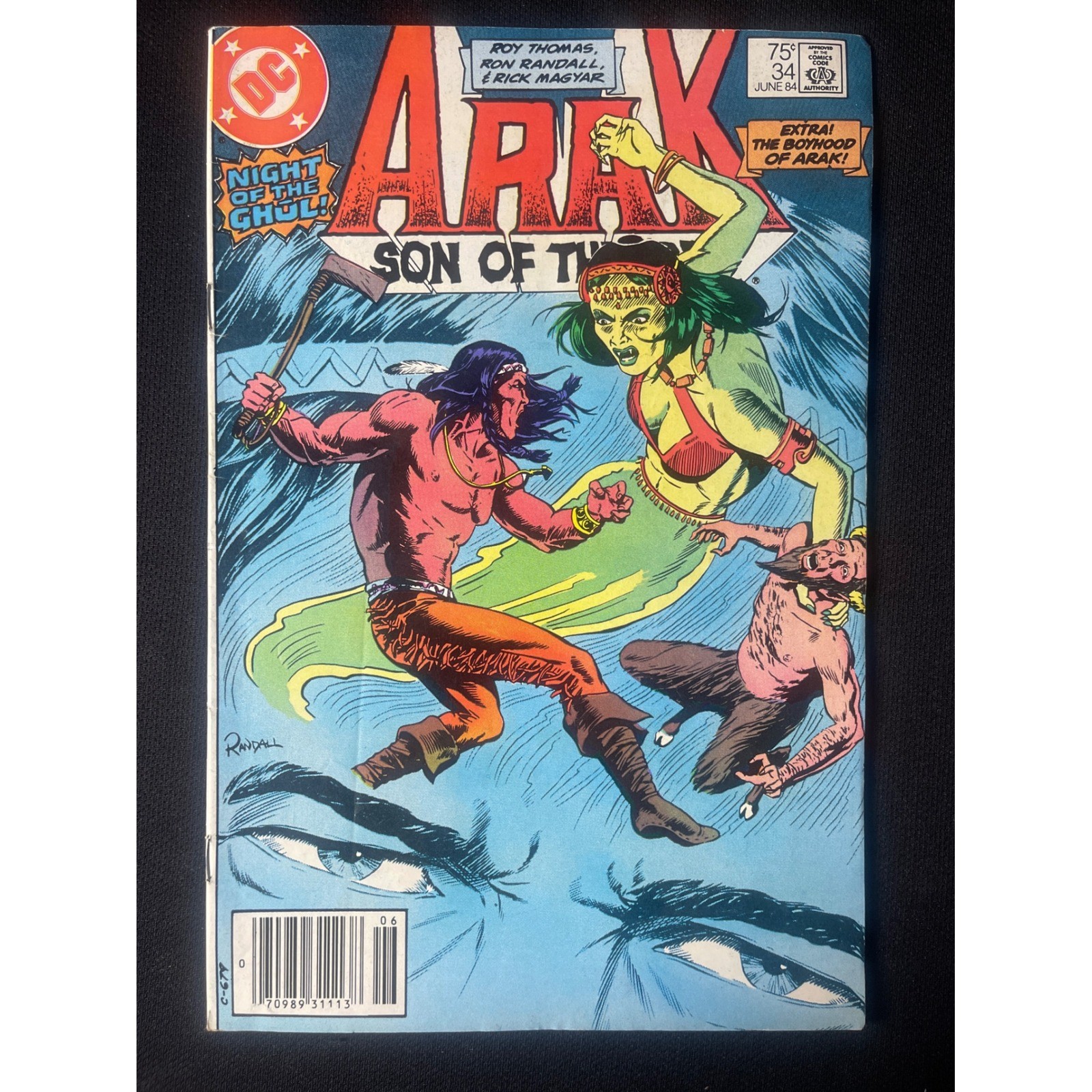 Arak Son of Thundara Comic Book 1984 June Issue 34 Roy Thomas Ron Randall