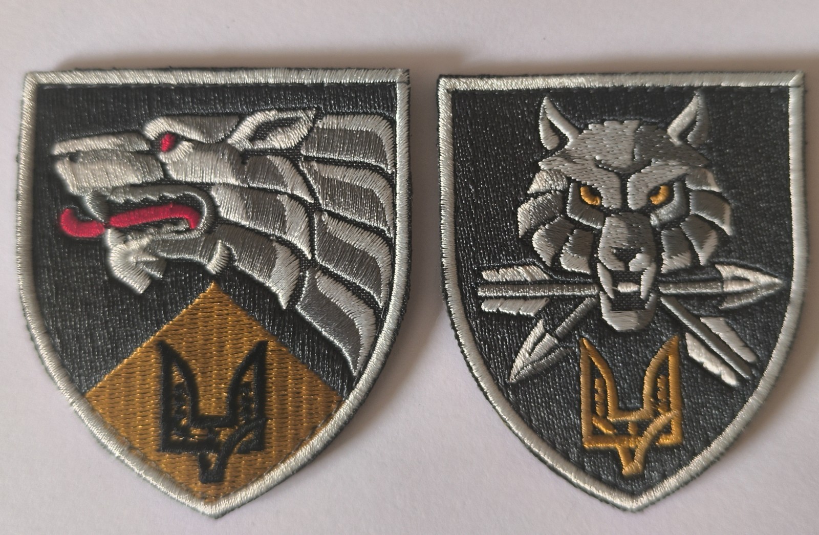 Original Ukraine Army SOF Patches 2pc Set Elite Command & 140th Special Forces C