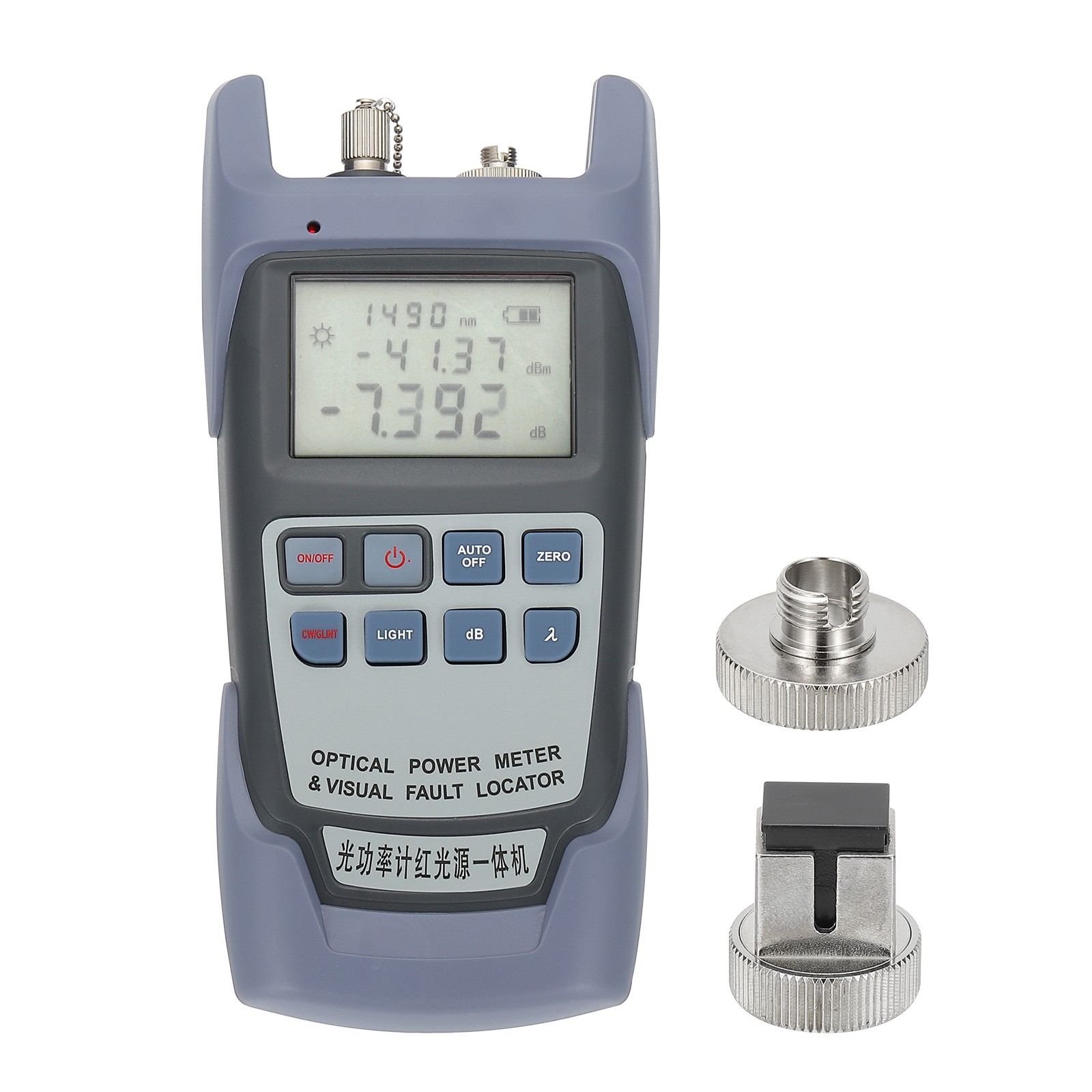 Fiber Optic Cable Tester, 1MW Visual Fault Locator Optical Power Meter