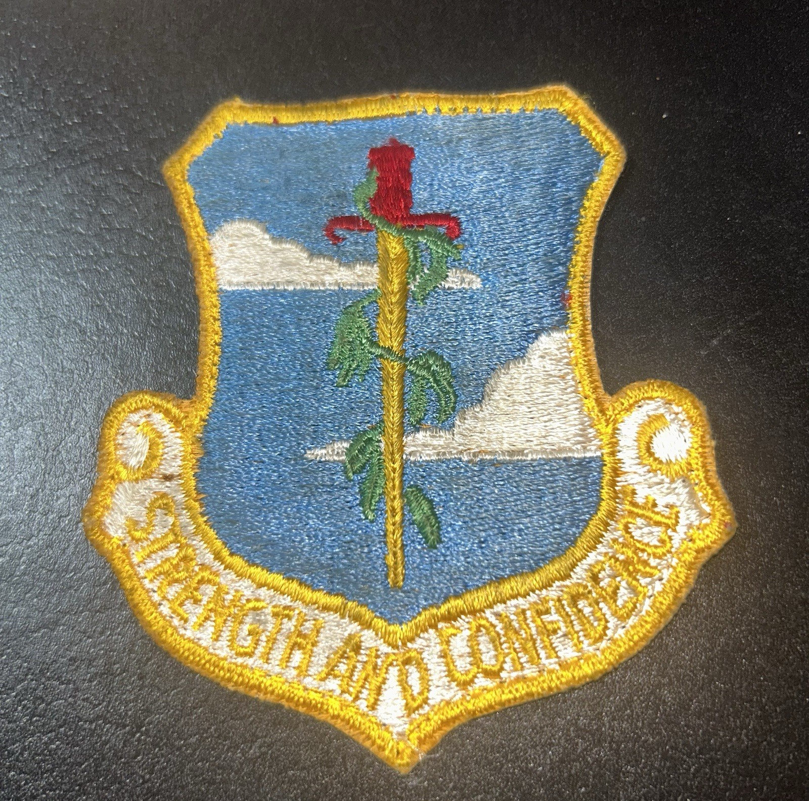 Circa Early 1960s 350th Bomb Squadron Patch Fine Condition New Hampshire SAC