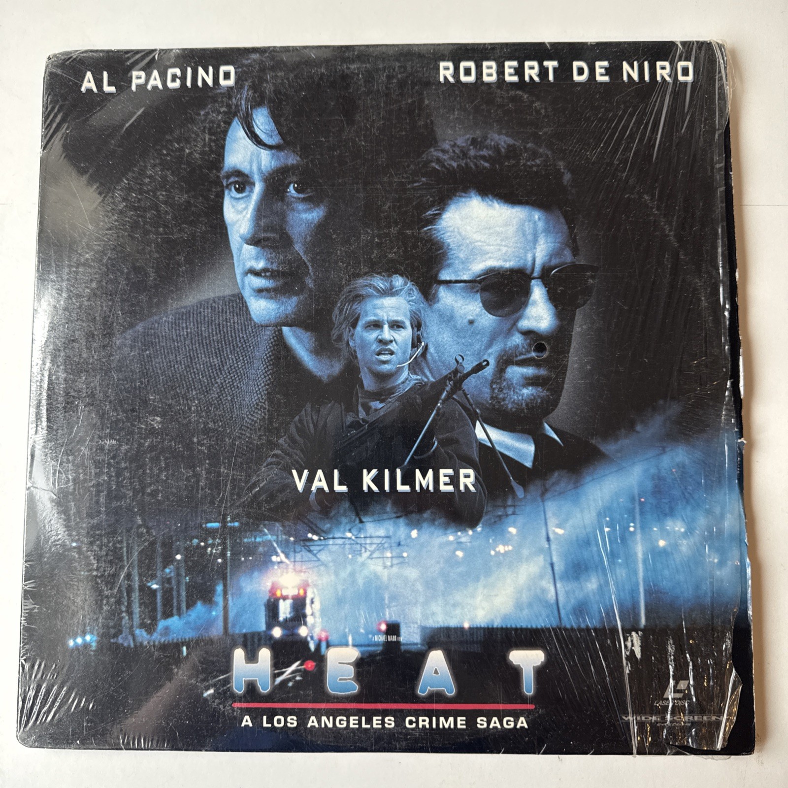 Heat  Laser Disc De Niro Kilmer Pacino Laserdisc Widescreen