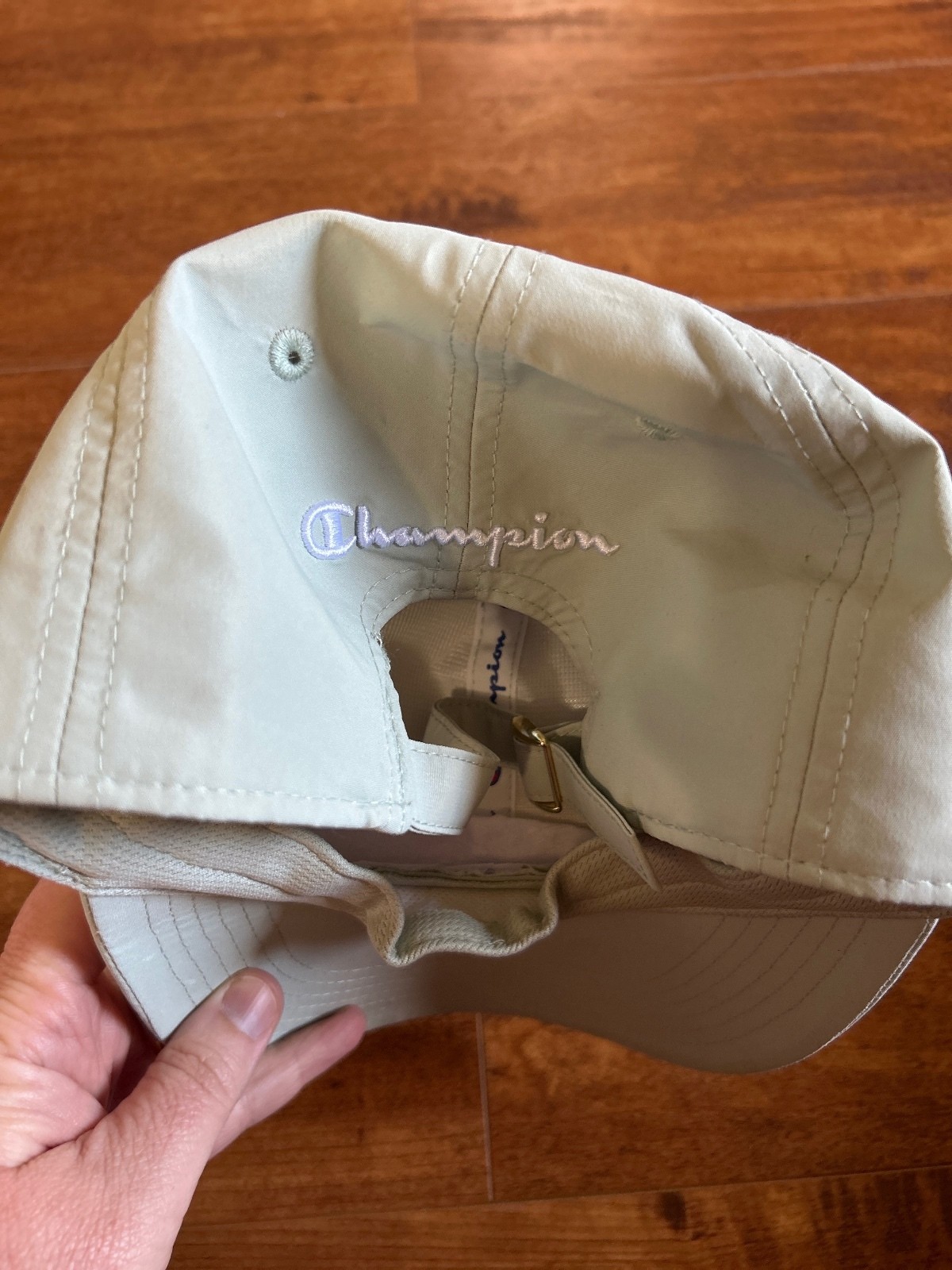 Champion Classic Adjustable Beige Baseball Cap