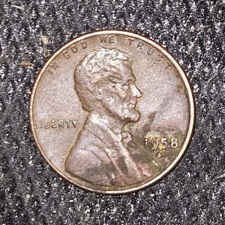 1958 Lincoln Wheat Small Cent Bronze Business Strike BN Uncertified Circulated
