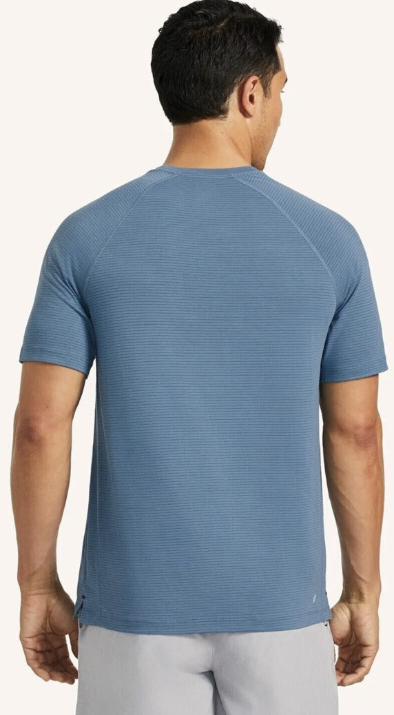NWT! Peloton Lite Lines Short Sleeve T-Shirt Men’s Medium PS121 Blue Stripe