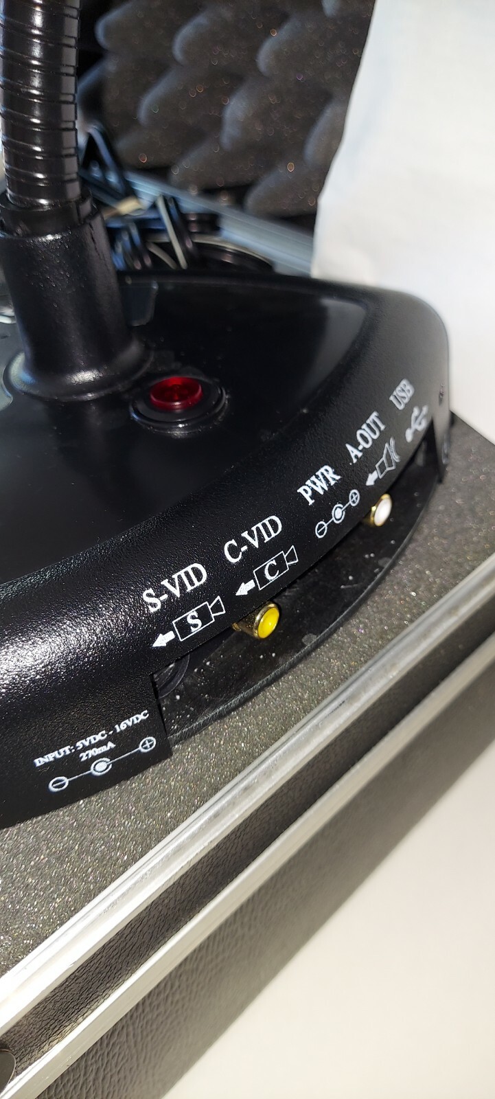 Ken A Vision Video Flex 7600 Document/Microscope Camera 8mm ☆NO Manual,Adp,Disk.