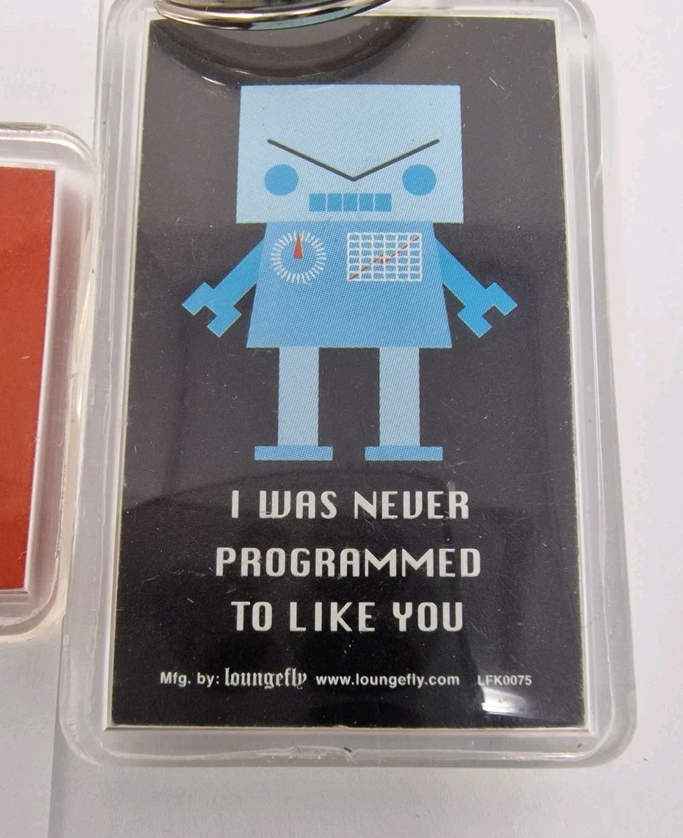 Loungefly Keychains Meatatarian & Never Programmed To Like You Funny Hot Topic
