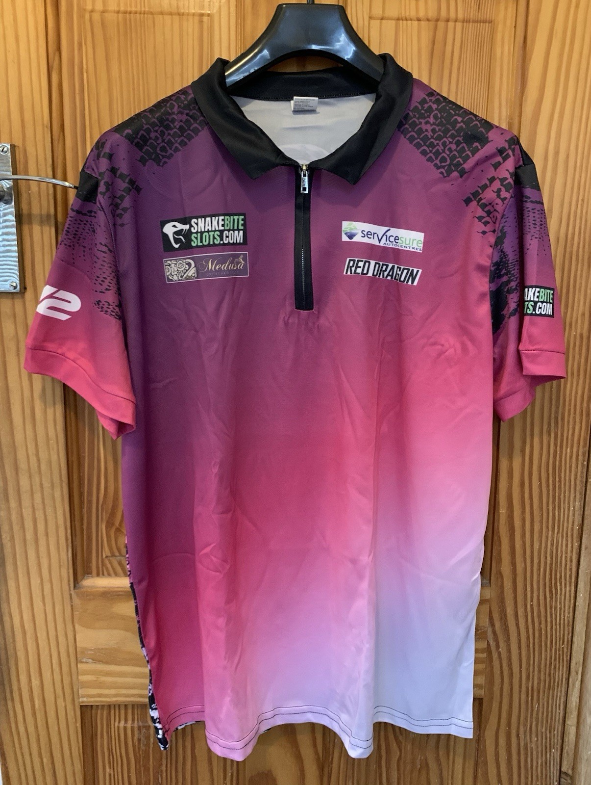 Peter Snakebite Wright Men’s PDC Darts Player Polo Shirt New Size L