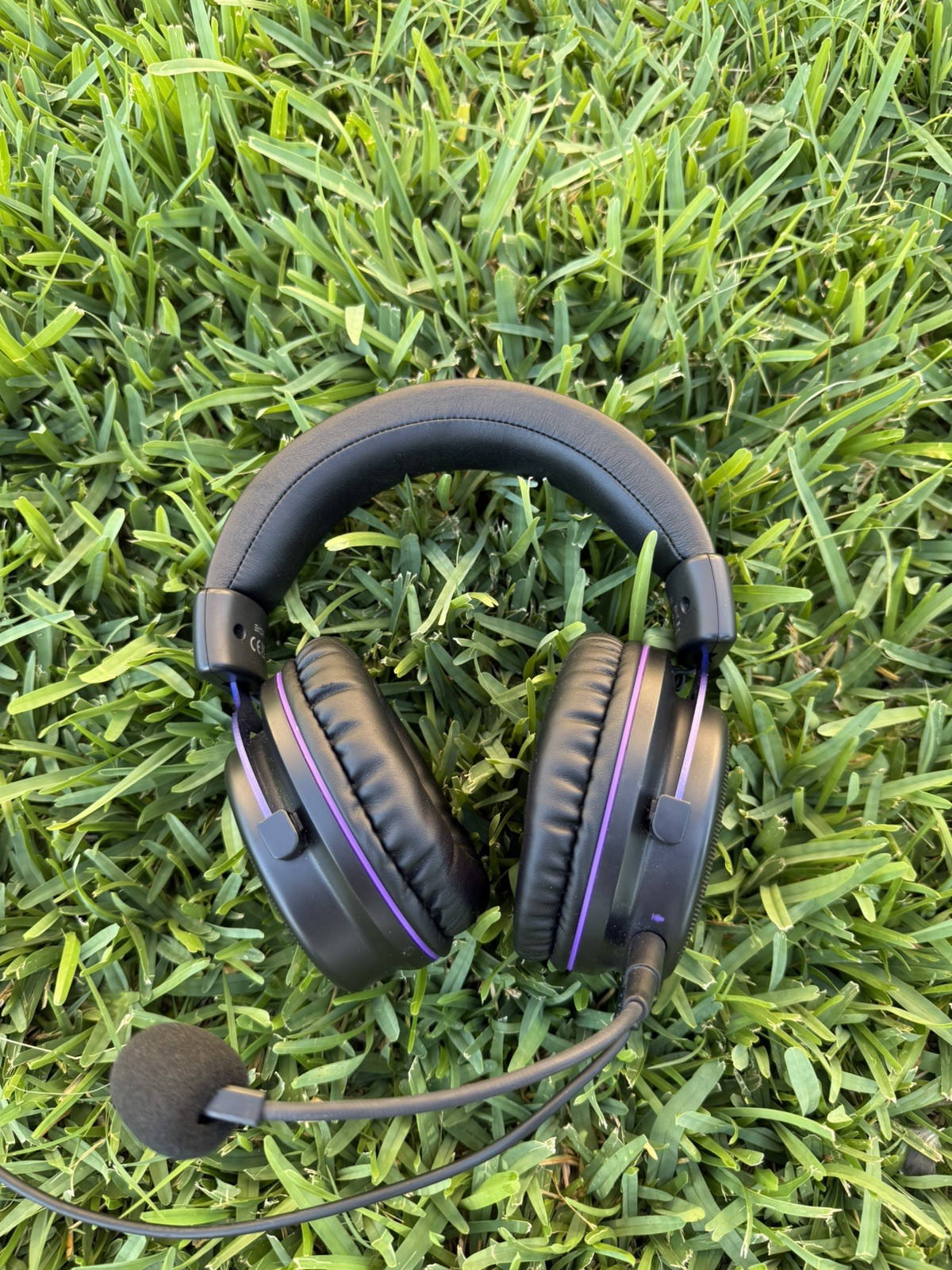 EKSA Black And Purple Gaming HeadSet One Size Fits All