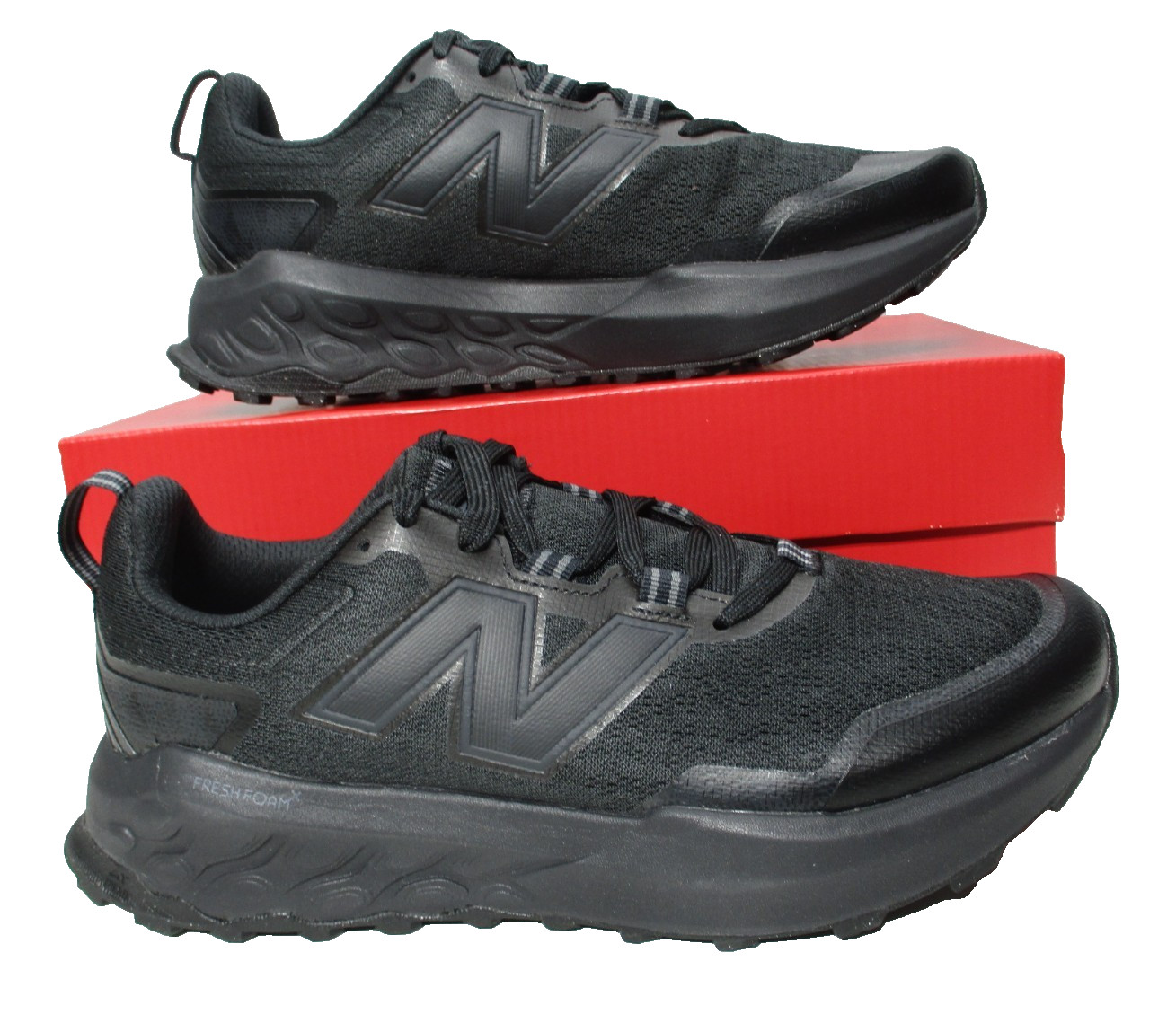 New Balance Fresh Foam X Garoe V2 Trail Running Shoes Mens Sz 10 Black/Gray