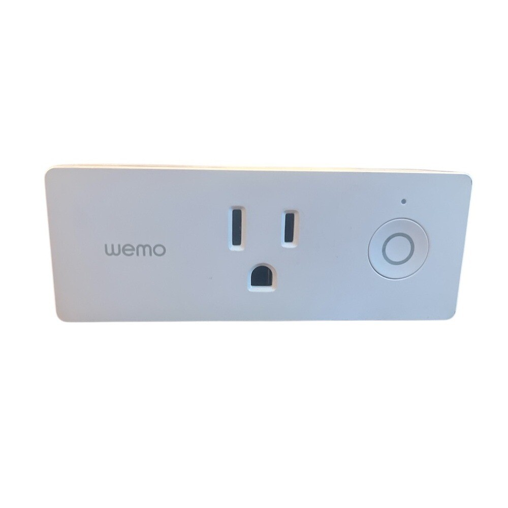 WeMo WiFi Enabled Mini Smart Plug White F7C063
