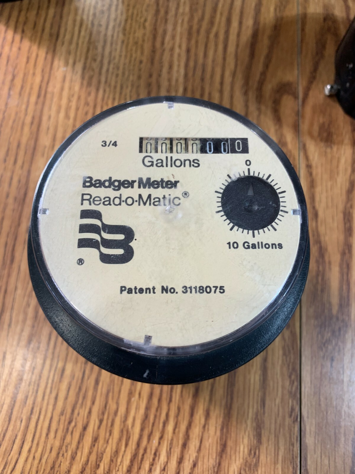 NOS 3/4" BADGER WATER METER HEAD REGISTER GENERATOR READ-O-MATIC EASY READ