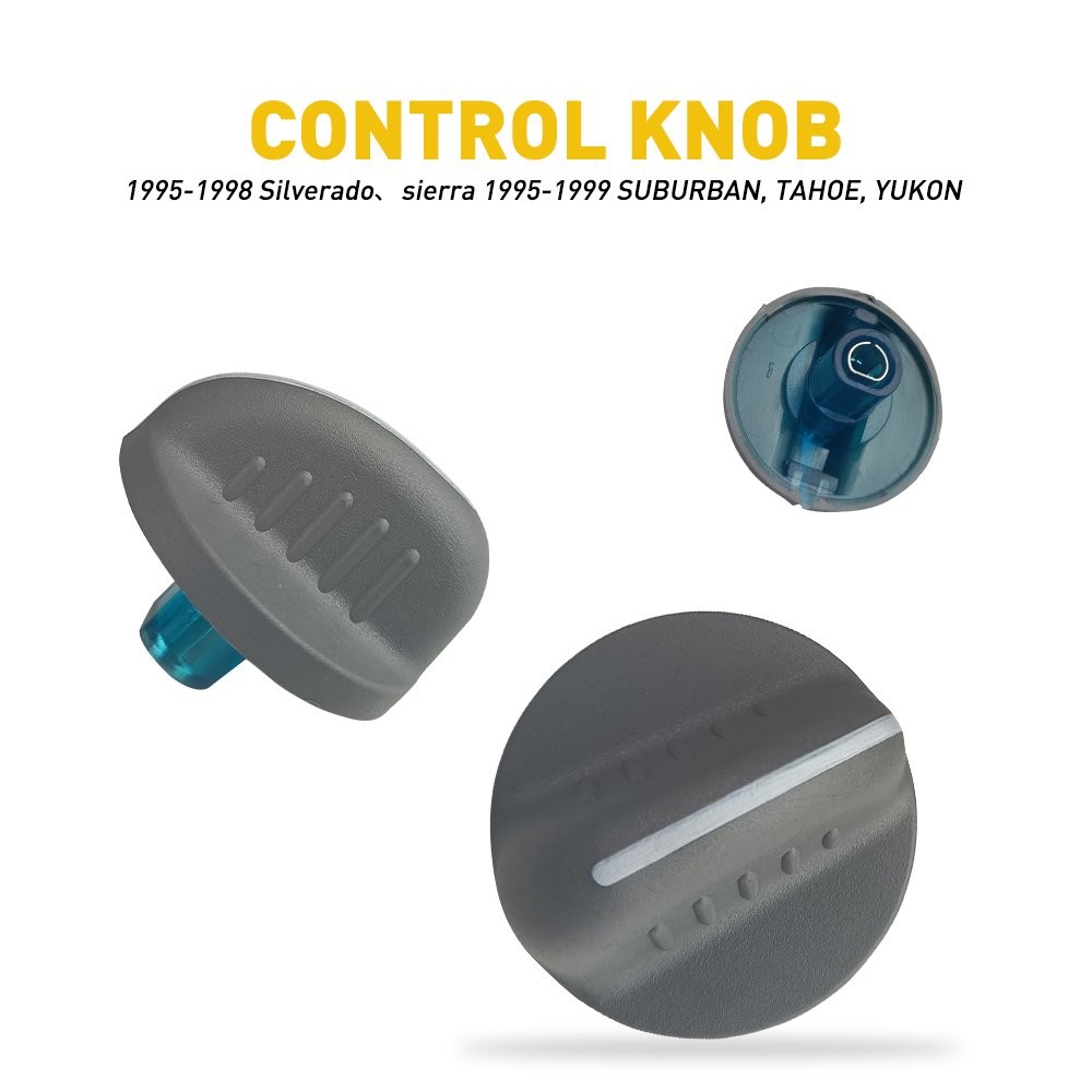 New 3 PCS Climate Set Knob Control For 1995-1998 Sierra Silverado 1500 2500 3500