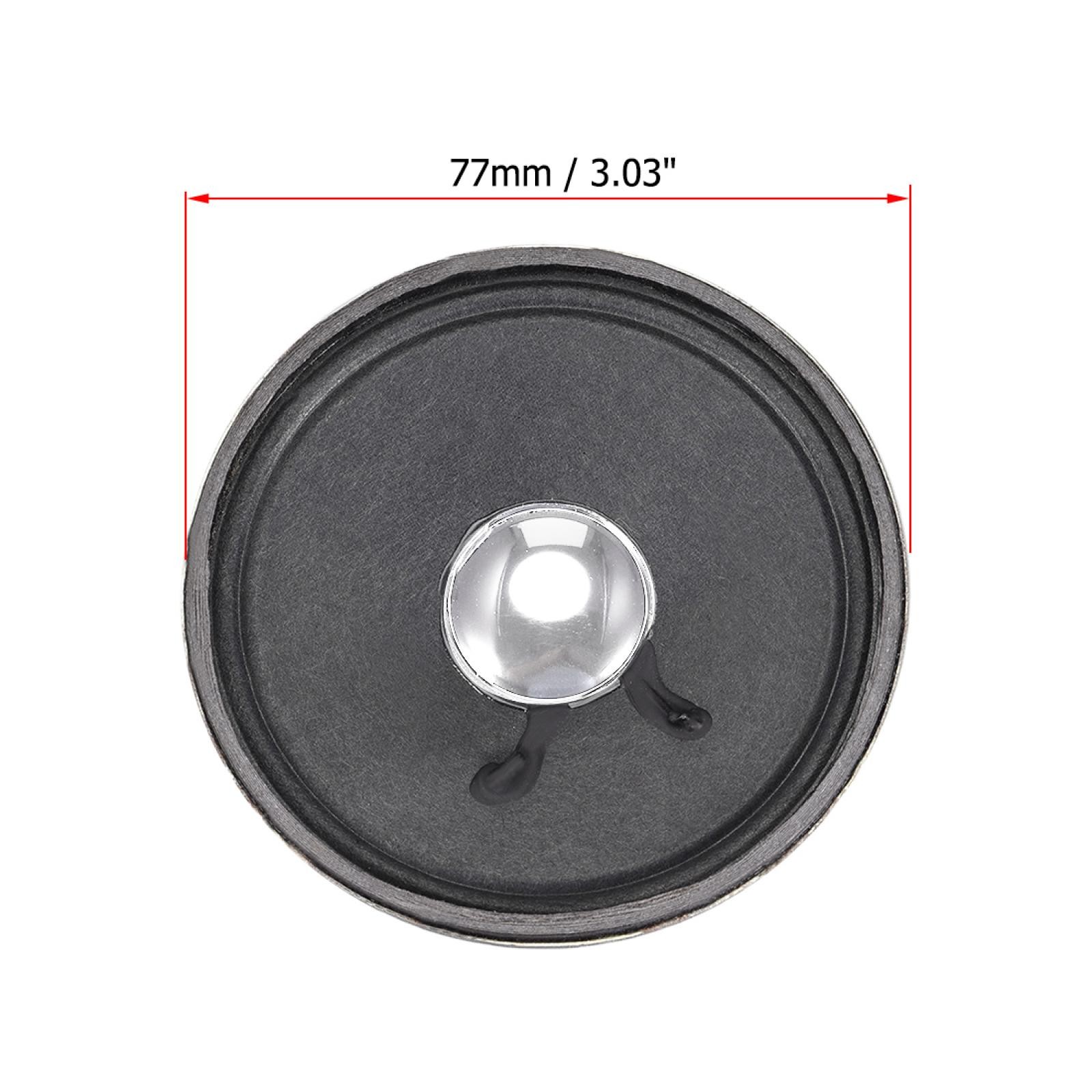 1W 8 Ohm Micro Internal Speaker Magnet Loudspeaker 77mm Dia