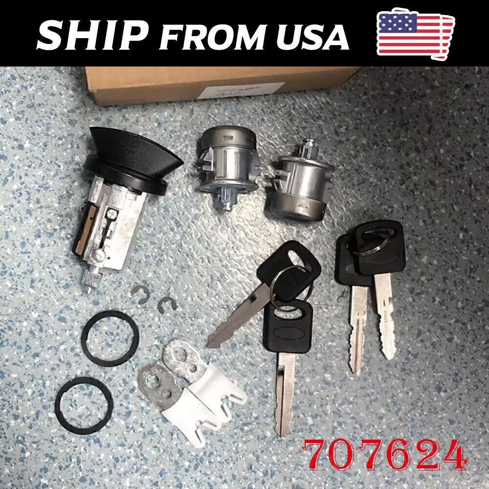 Door Lock Cylinders Set Ignition Switch with Keys For 97-07 Ford F150/F250/F350