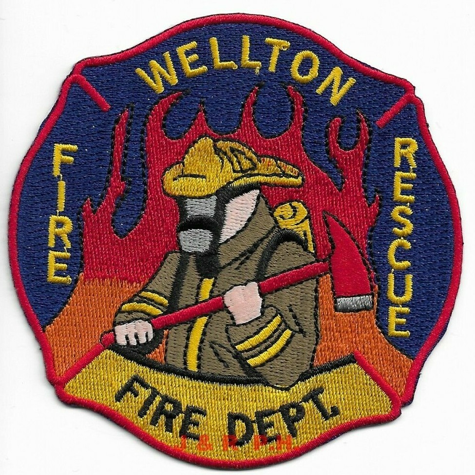 Wellton  Fire - Rescue, Arizona  (4" x 4" size) fire patch