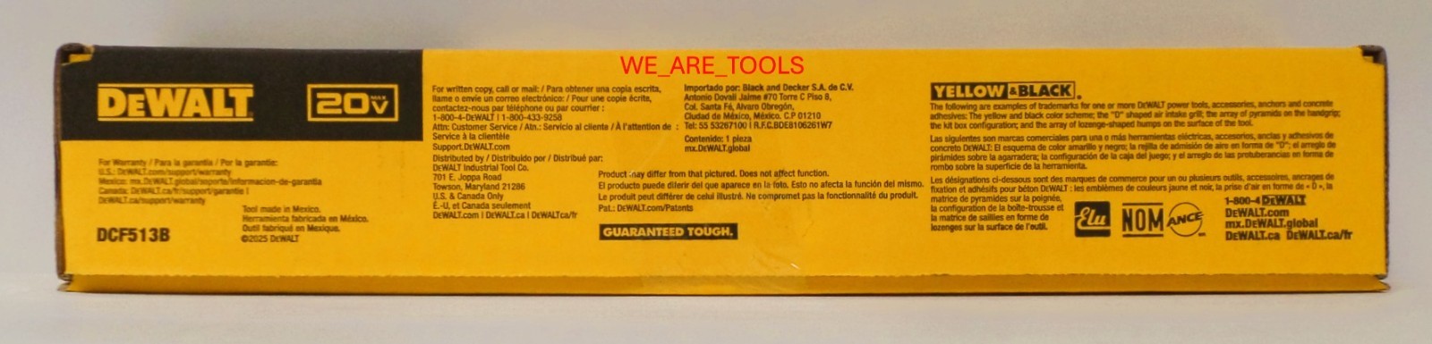 Dewalt DCF513B ATOMIC 20V MAX Cordless 3/8" Ratchet 20 Volt Cordless