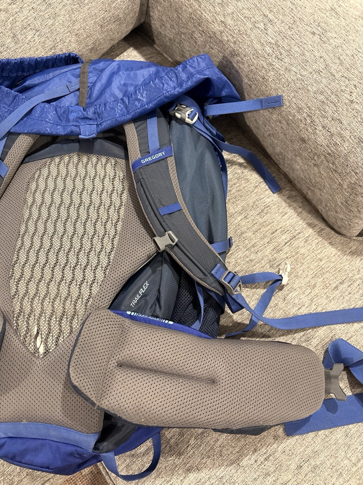 Gregory Amber 70L Blue Hiking Backpack