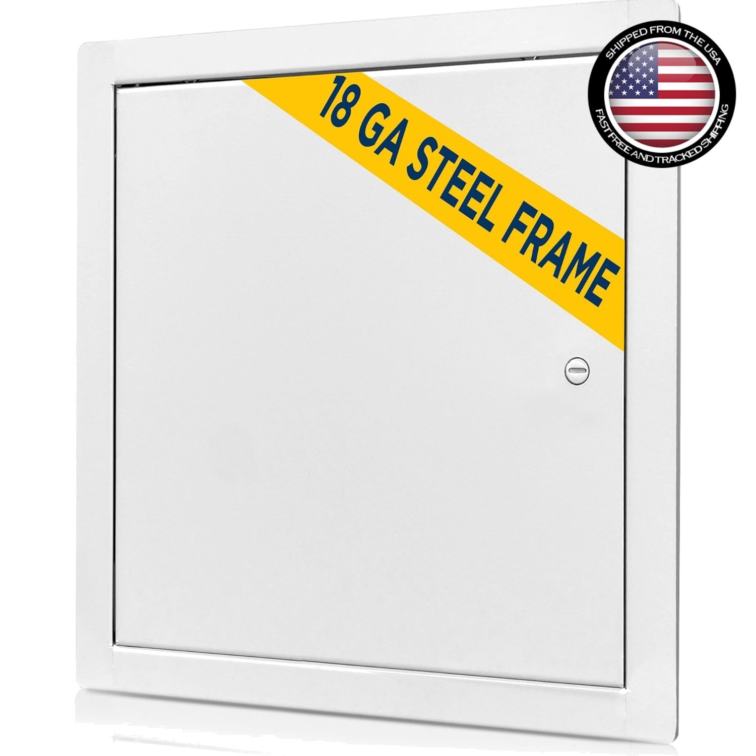 Access Panel for Drywall 24x24 Inch Steel Wall Cover White Metal Door