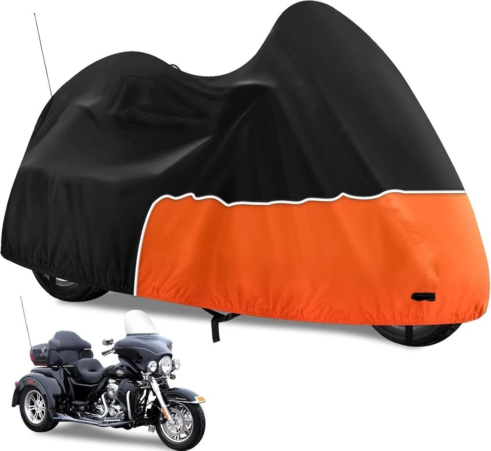 Trike Cover, Waterproof 3 Wheel Motorcycle Cover for Harley Davidson, Honda G