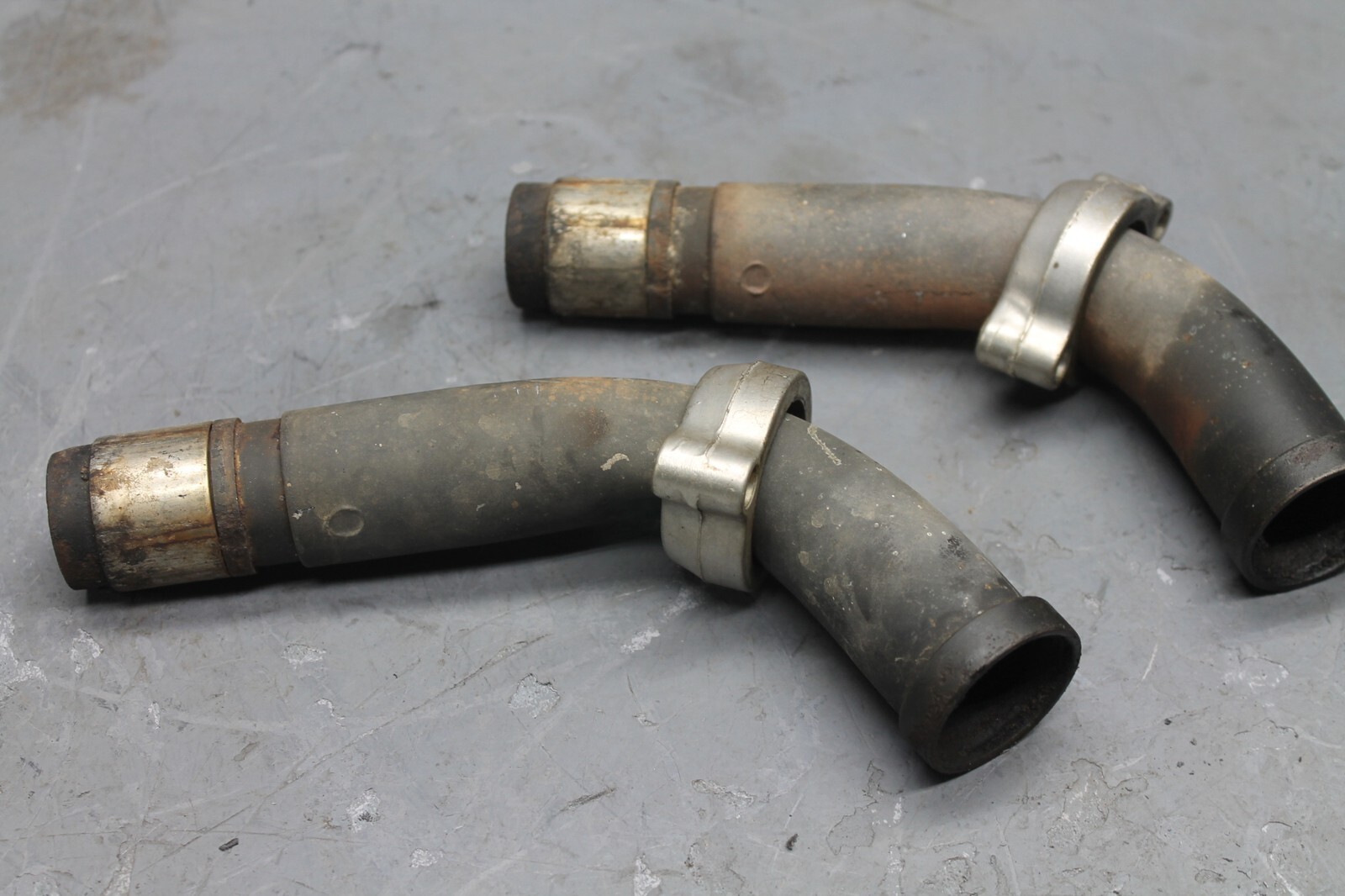 1986 HONDA INTERCEPTOR 500 OEM EXHAUST HEADER PIPES MANIFOLD
