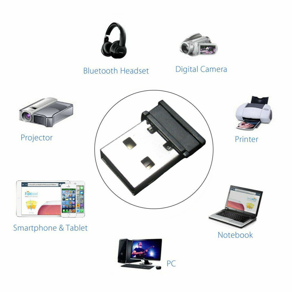 Universal 2.4G Wireless Receiver USB Adapter For Computer Mouse Keyboard Connect