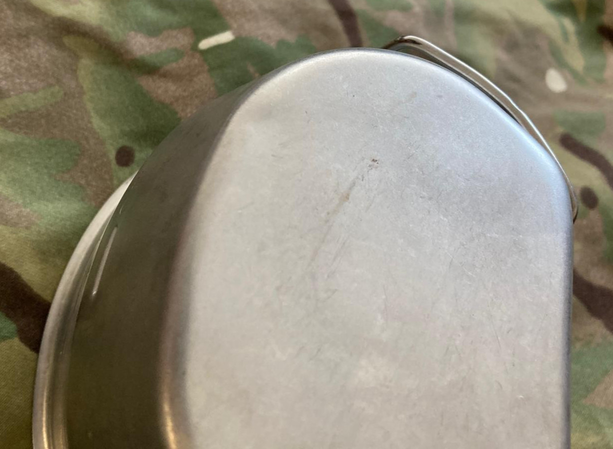 BRITISH ARMY BCB CRUSADER STAINLESS STEEL CUP GENUINE ISSUE