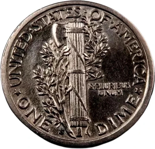 1927-S Mercury Dime ~ BU/Uncirculated ~ 90% Silver