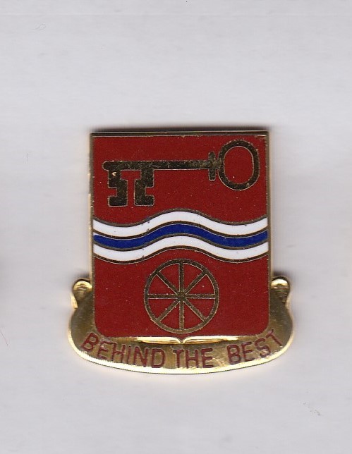 US Army 40th Support Battalion Quartermaster Supply QM crest DUI badge G-23