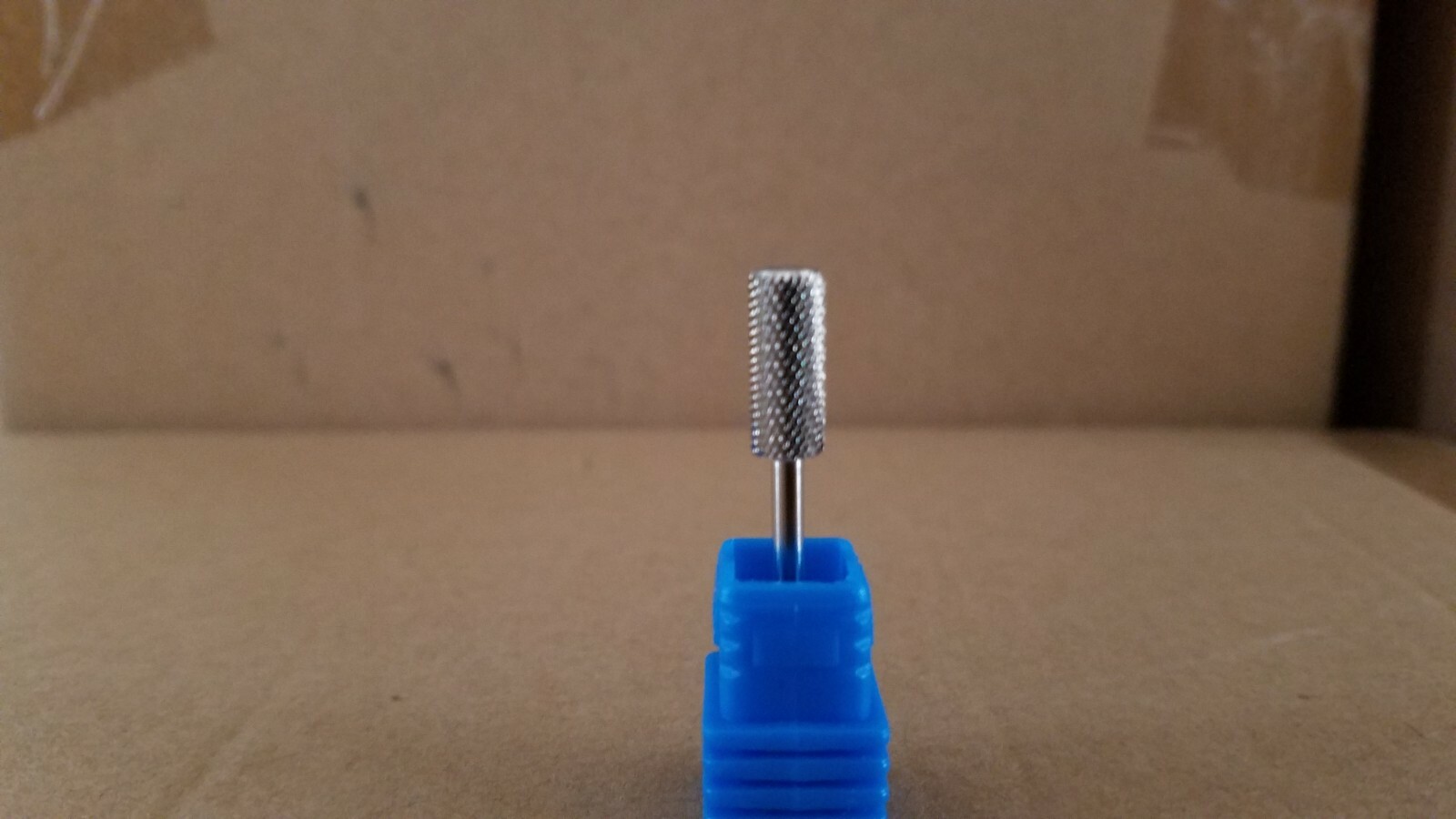 Acrylic Nail Drill Carbide Bit LARGE Barrel M Medium Silver CHAMFER