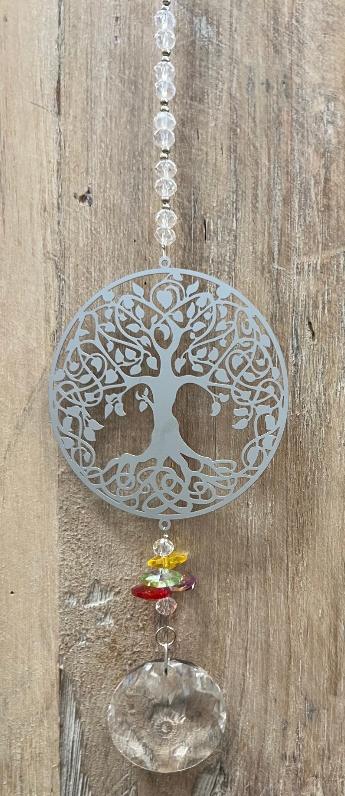 Tree Of Life Metal Suncatcher 18" x 3.5"