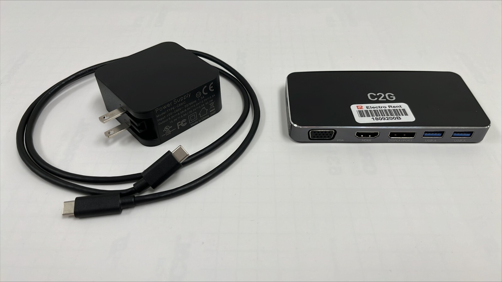 USB-C MST Docking Station Dual Display for Monitors