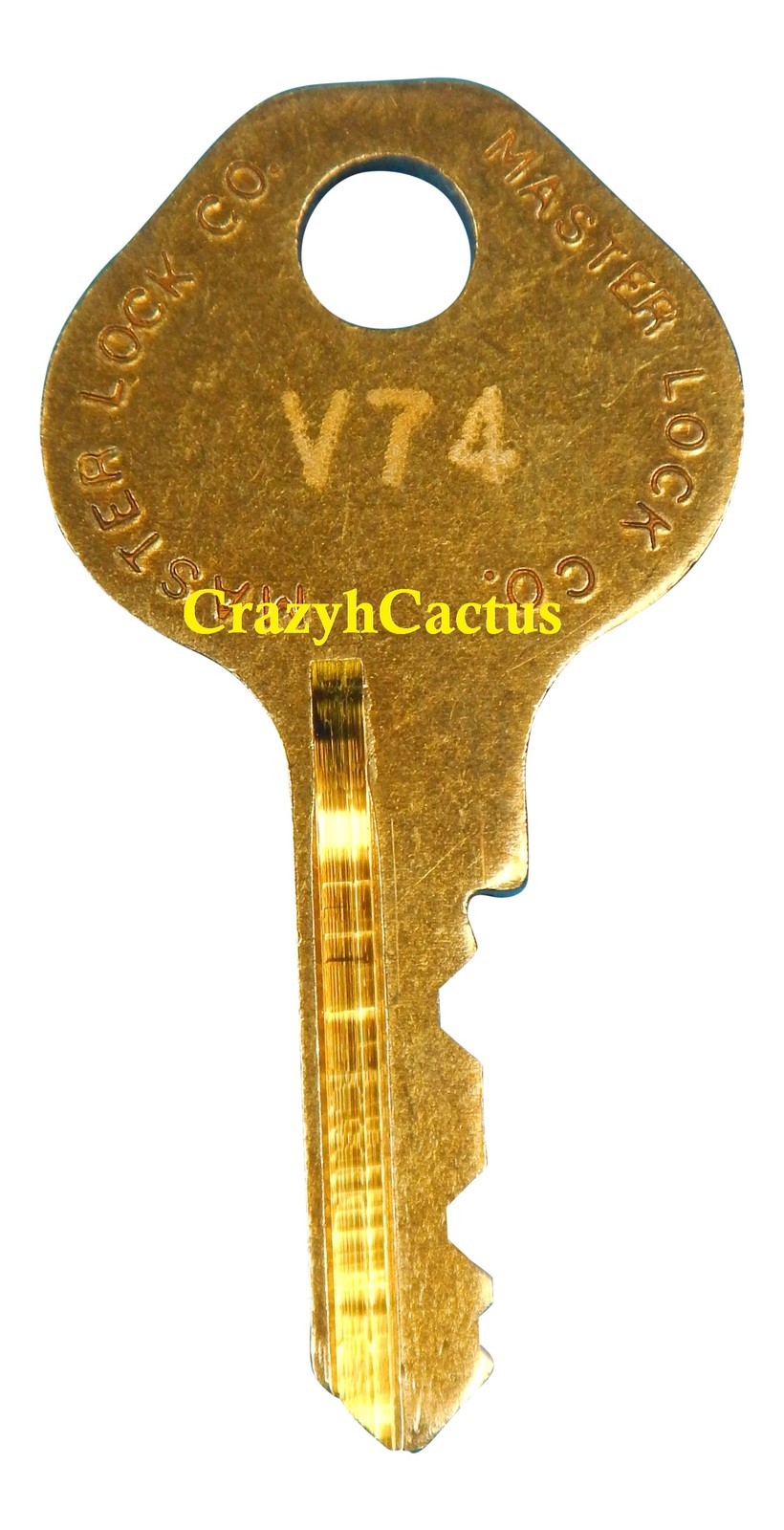 Master Lock Padlock 1525 1585 2010 2076 Control Key OEM Original Master Key V74