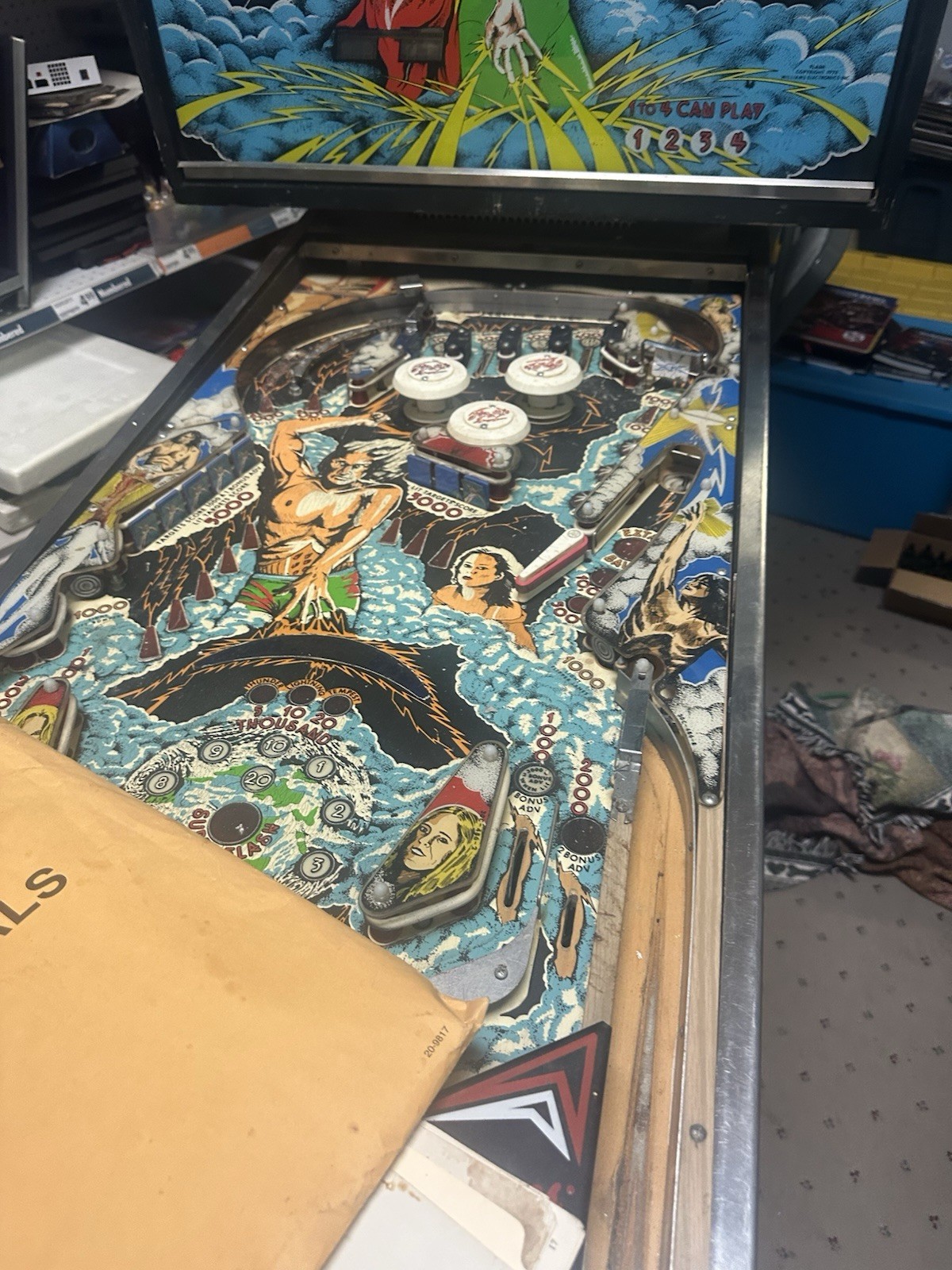 1978 Williams Flash Pinball Machine - Non Working