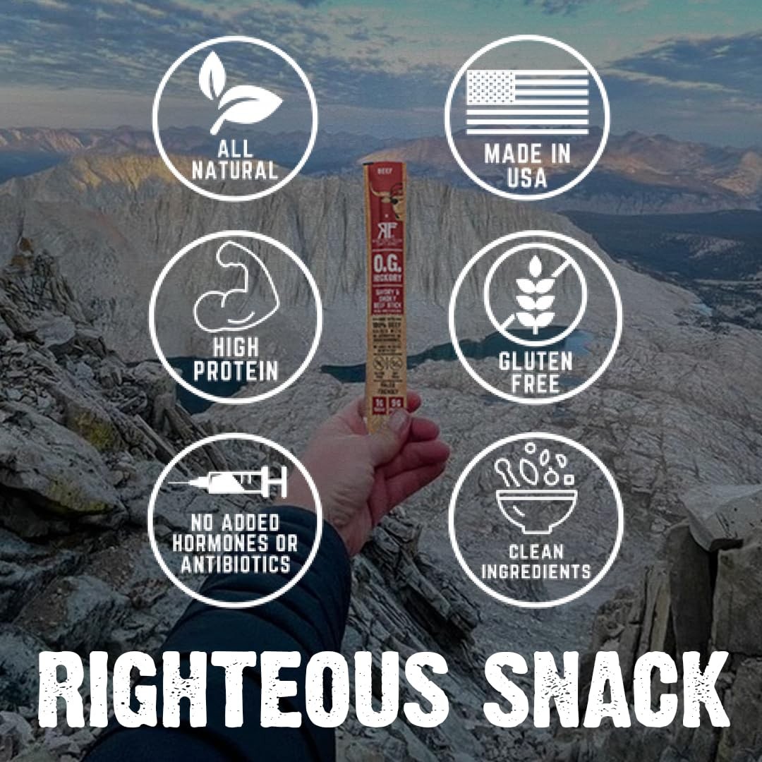 Righteous Felon Variety Meat Sticks | 100% Grass Fed 10 Ounce (Pack of 1)