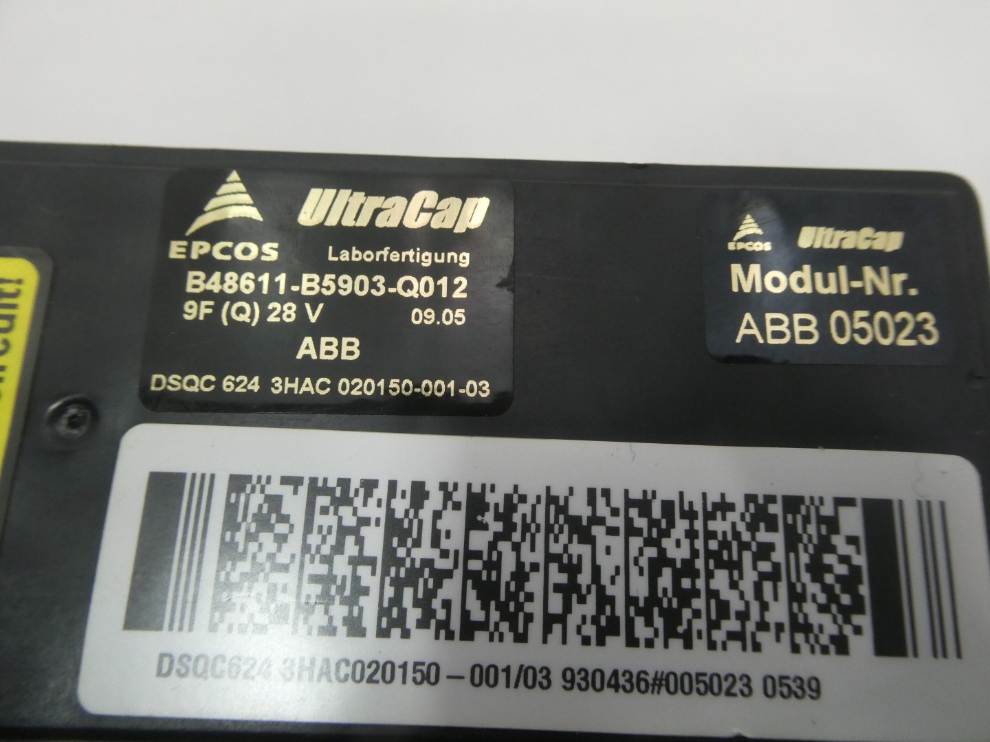 Epcos B48611-B5903-Q012 Ultracap Capacitor Module