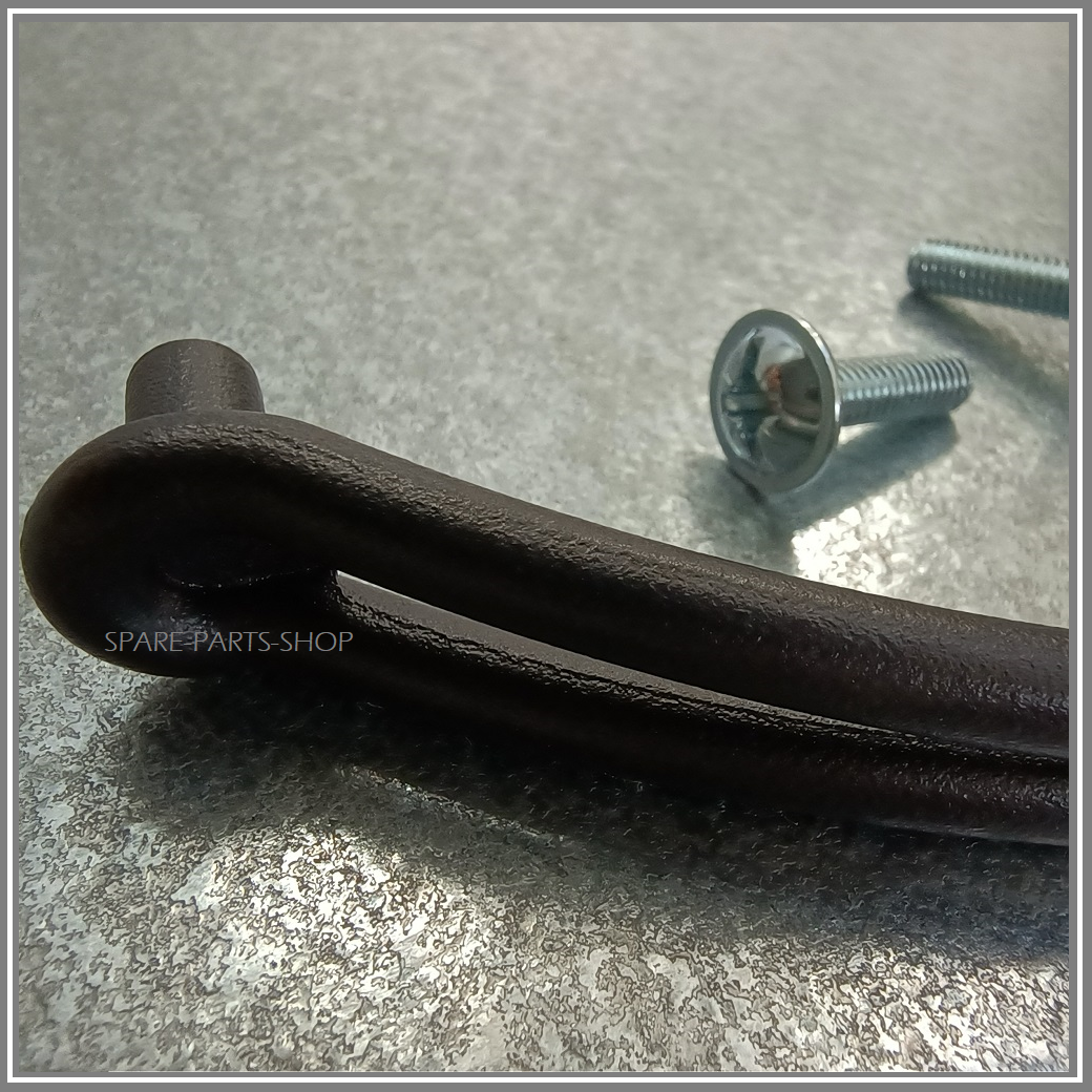 IKEA SONGESAND HANDLE BLACK METAL & SCREWS NEW ORIGINAL PARTS 157426 100408