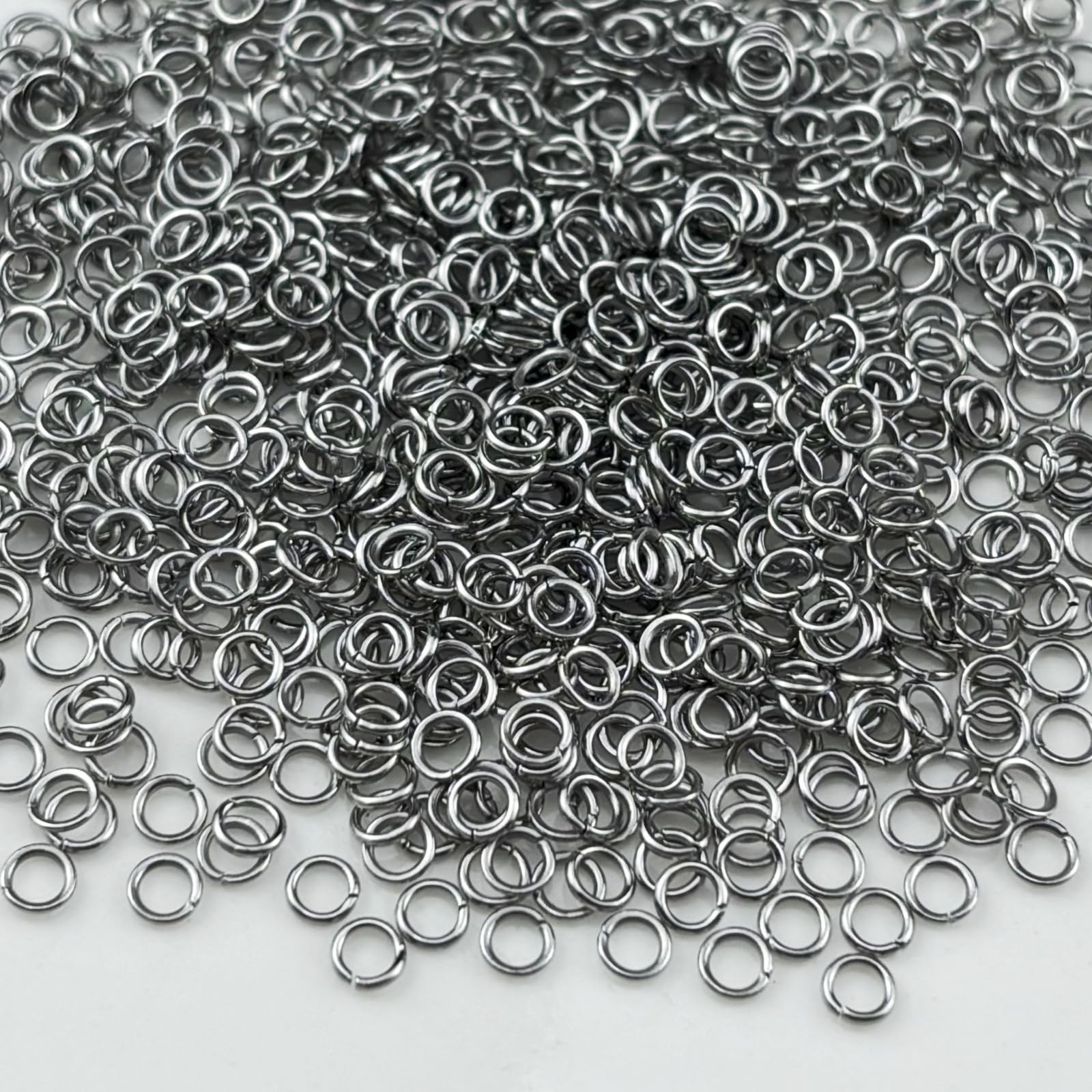 1000pcs 3mm Stainless Steel Jump Rings Connector Rings for DIY Craft Jewelry ...