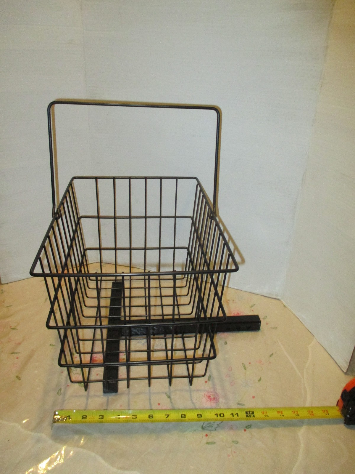 Heavy-Duty Metal Rear Basket for Mobility Scooters - Easy No-Tool Installation