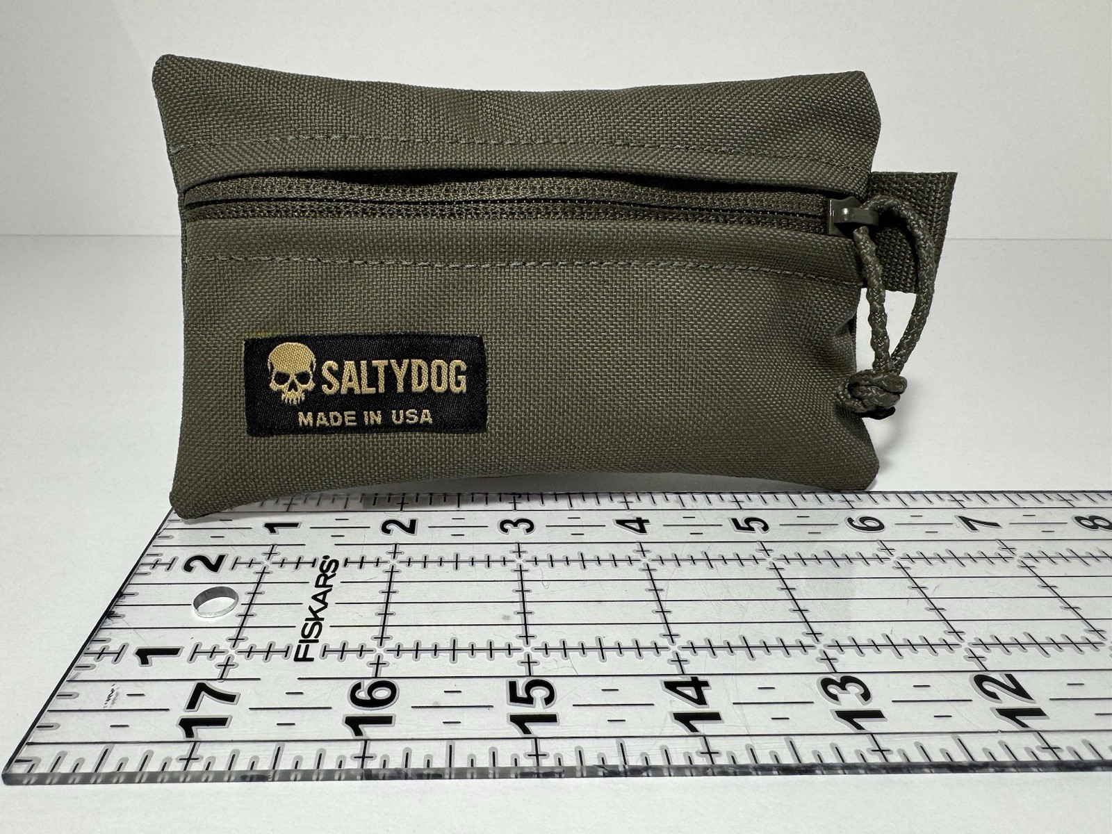 Saltydog USA Made 500D Cordura Ranger Green Zipper  Pouch 6x4 Tactical EDC