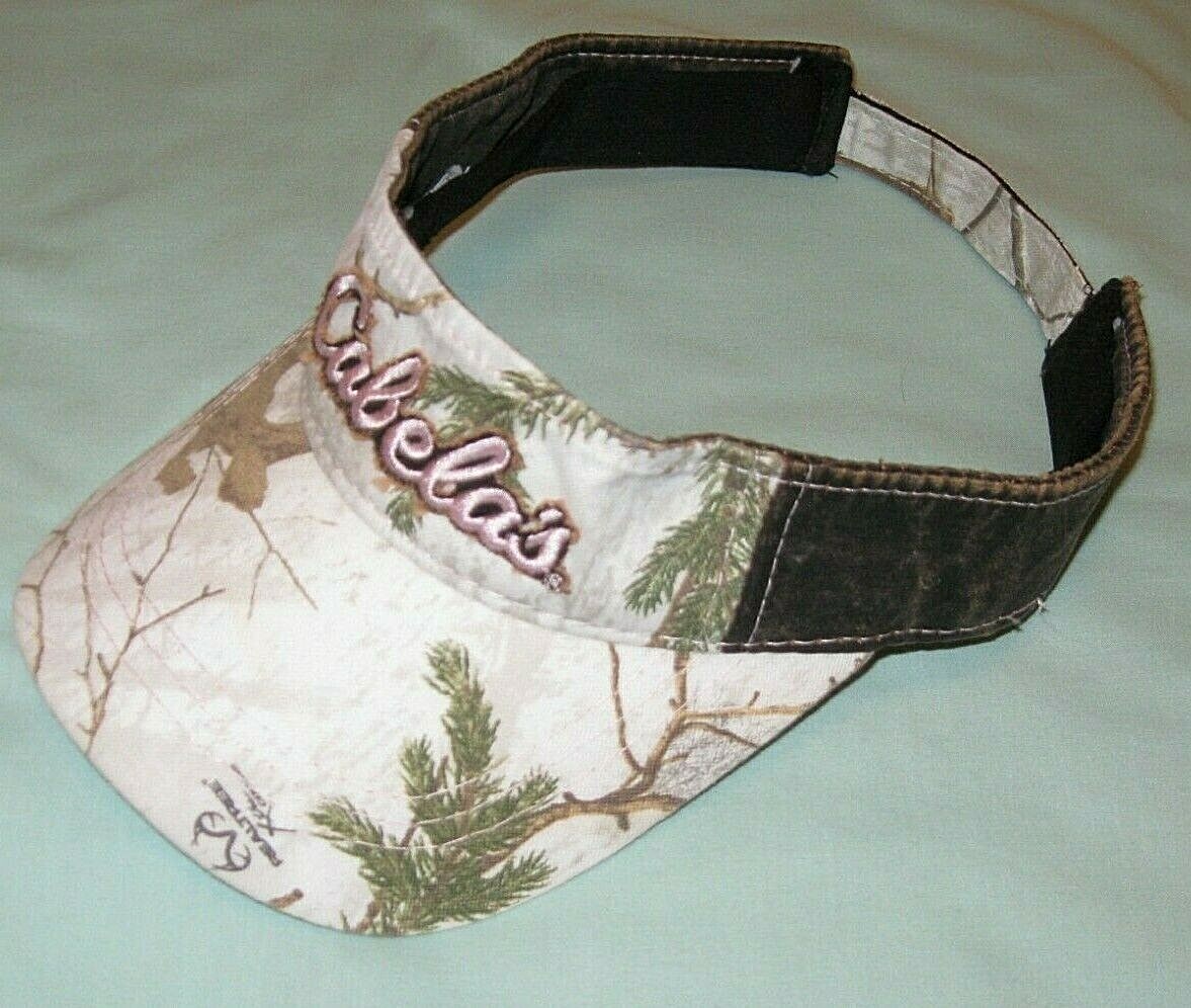 Realtree Camo Visor Cabela's Hunting Fishing Golfing Outdoors One Size Fits Most