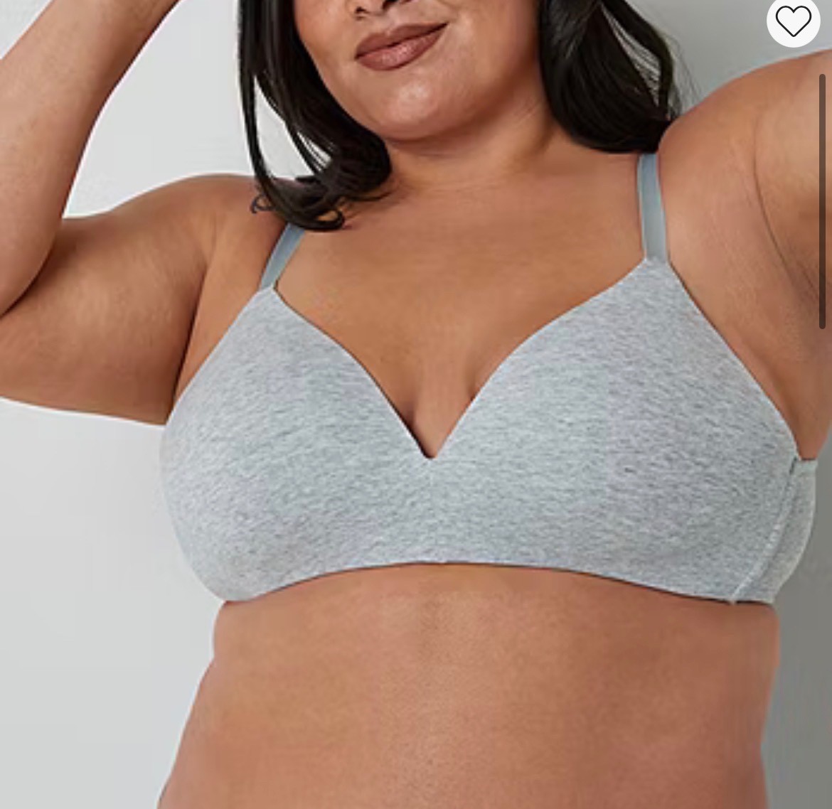 Ambrielle Cotton Wireless Full Coverage Bra