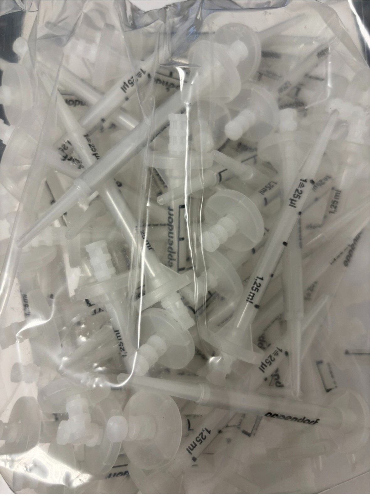 Eppendorf 100 Original Eppendorf Combitips 2.5 mL Capacity 2226120-7