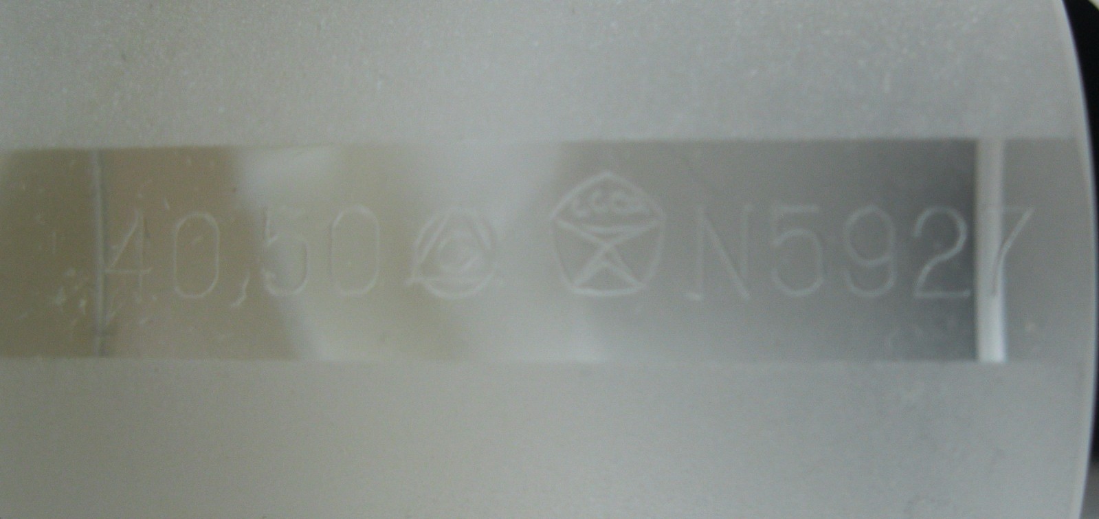 Glass Optical Flat Parallel Set 40 mm.