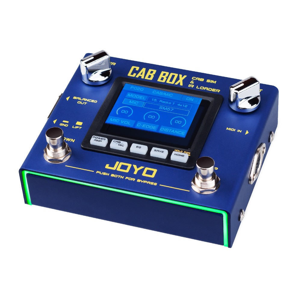 JOYO Guitar Multi-Effects Processor Pedal Amp Modeling IR Loading Rhythm Tuner