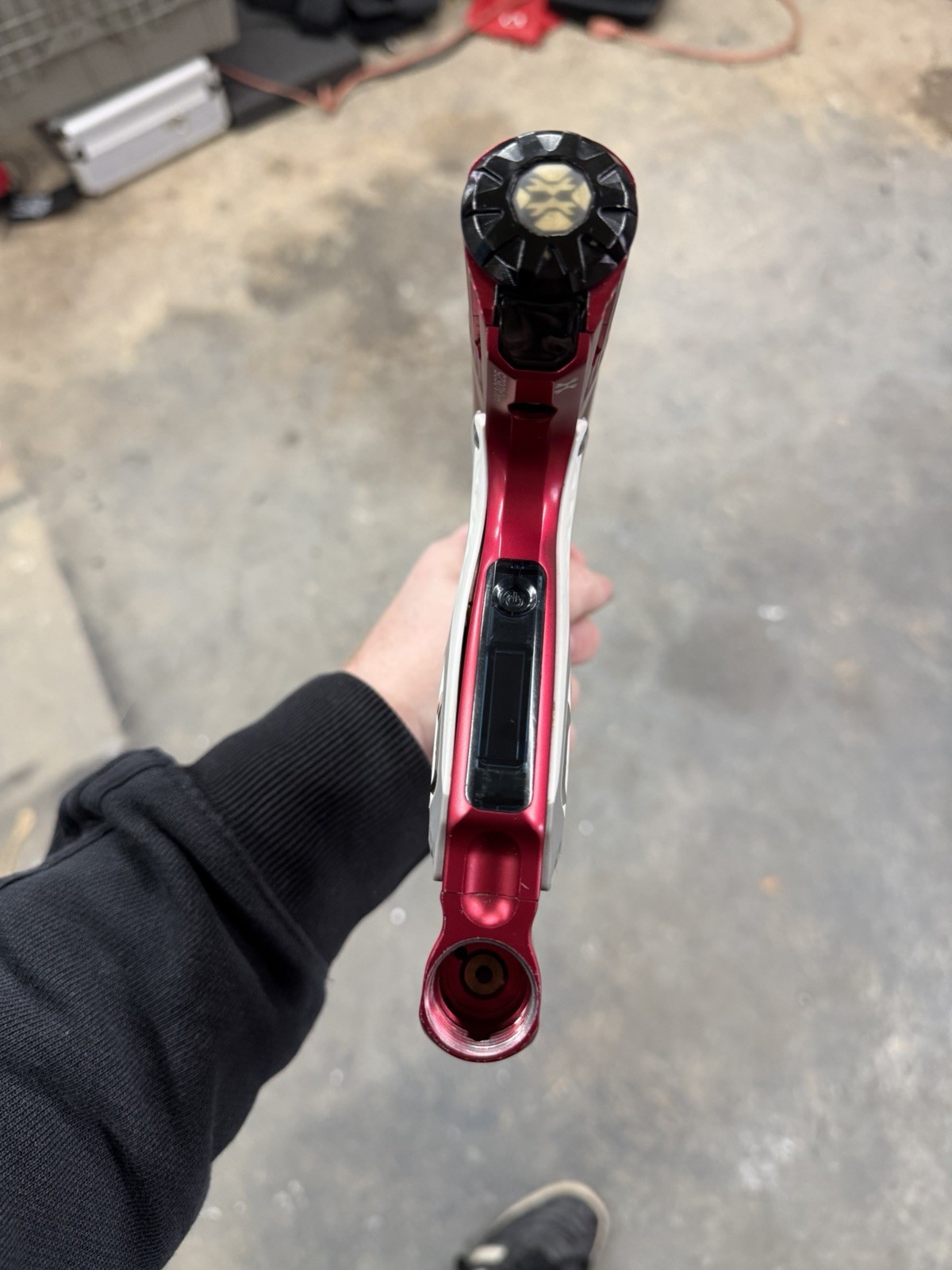 HK Army Private Label Shocker RSX Paintball Gun - Black/Red –